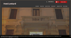 Desktop Screenshot of hotellombardi.com